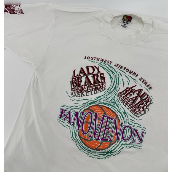 Fruit of the Loom Other - Vintage 90s Southwest Missouri State Lady Bears Basketball T-Shirt Size L